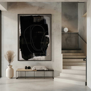Tablou înramat „Abstract Brush Strokes 180Z” de Mareike Böhmer