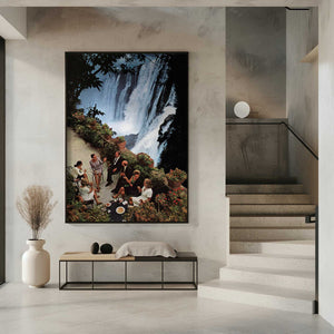 Tablou înramat „Zambezi Retreat” de Mikhail Siskoff