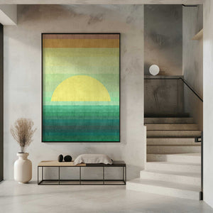 Tablou înramat „Stylized Sunset” de Vitor Costa