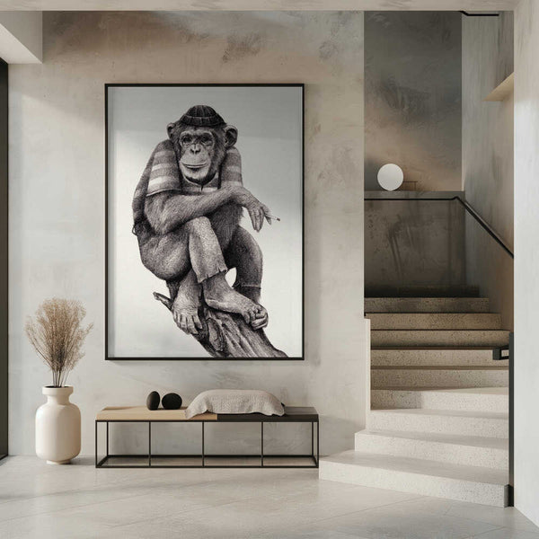 Tablou înramat „Smoke &amp;amp Chill” de Mike Koubou