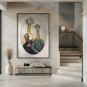 Tablou înramat „High Class Couple” de Mike Koubou