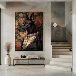 Tablou înramat „The Elegant Great Dane” de SHANDU