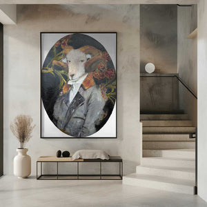 Tablou înramat „Regal Ram Portrait” de Karenina Fabrizzi