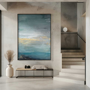 Tablou înramat „A Serene Seascape” de Julia Contacessi