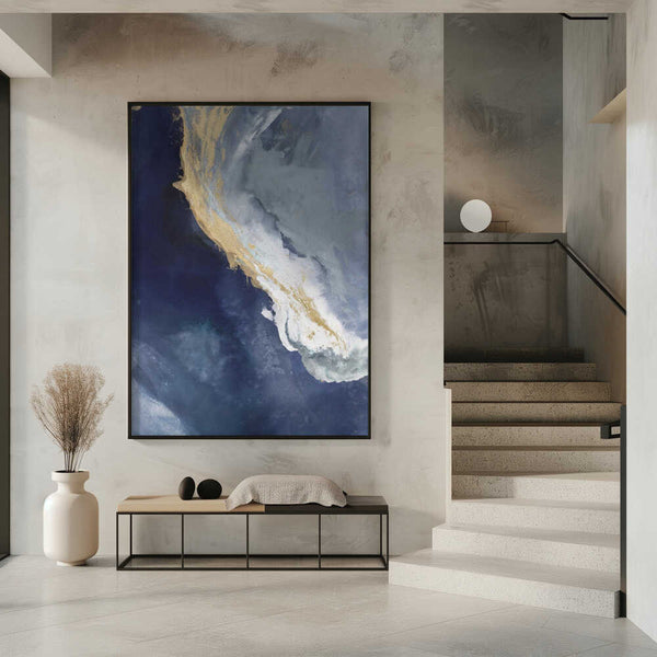 Tablou înramat „Golden Drift” de Julia Contacessi