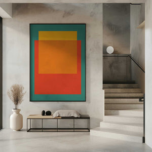 Tablou înramat „Vibrant Layers” de Vitor Costa