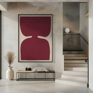 Tablou înramat „Crimson Reflection” de Vitor Costa
