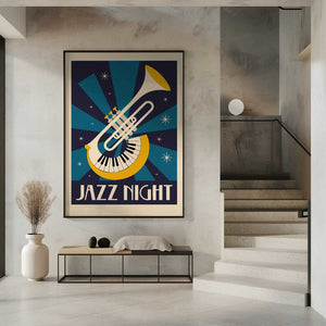 Tablou înramat „Jazz Night” de Andreas Magnusson