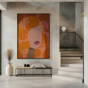 Tablou înramat „Floral Silhouette” de Dina Dankers