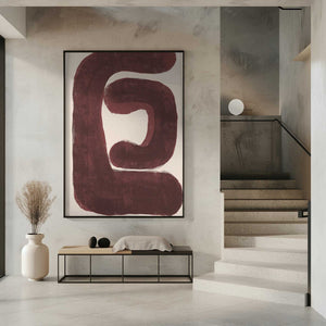Tablou înramat „Abstract Shape No.4” de THE MIUUS STUDIO
