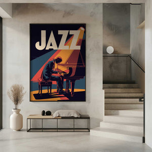 Tablou înramat „Jazz Pianist” de Andreas Magnusson