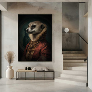 Tablou înramat „Meerkat Portrait” de Andreas Magnusson