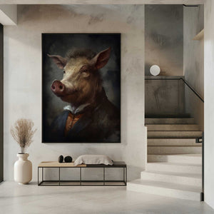 Tablou înramat „Warthog Portrait” de Andreas Magnusson