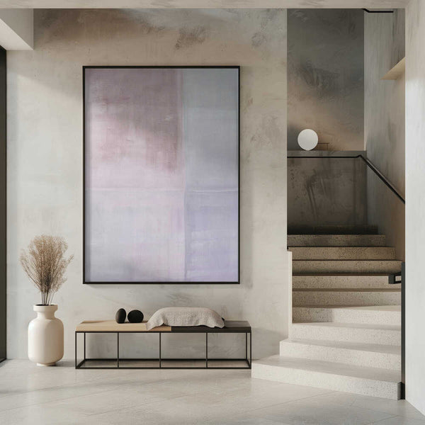 Tablou înramat „Pastel Painted Wall Mauve Pink” de Alexandra Weise