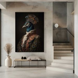 Tablou înramat „Peacock Portrait” de Andreas Magnusson