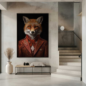 Tablou înramat „Red Fox Portrait” de Andreas Magnusson
