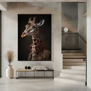 Tablou înramat „Giraffe Portrait” de Andreas Magnusson