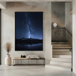 Tablou înramat „Galaxies Reflection” de Toby Harriman