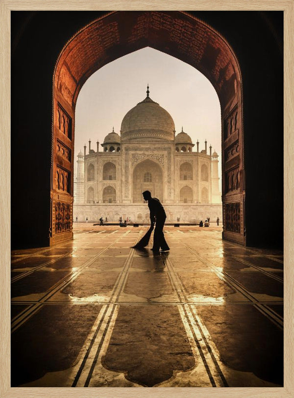 Tablou înramat „taj mahal cleaner” de Pavol Stranak