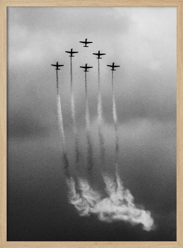 Tablou înramat „Six on Cloud” de Antonyus Bunjamin (Abe)