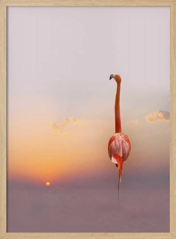 Tablou înramat „sunset ...” de Anna Cseresnjes