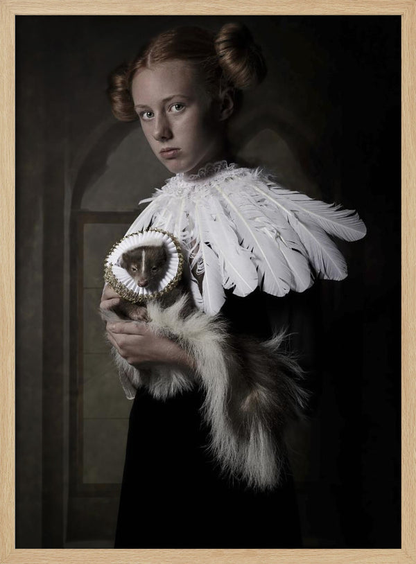 Tablou înramat „My sweet skunk friens” de Carola Kayen-Mouthaan