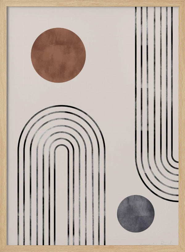 Tablou înramat „Archs and Buds” de Pictufy Studio II