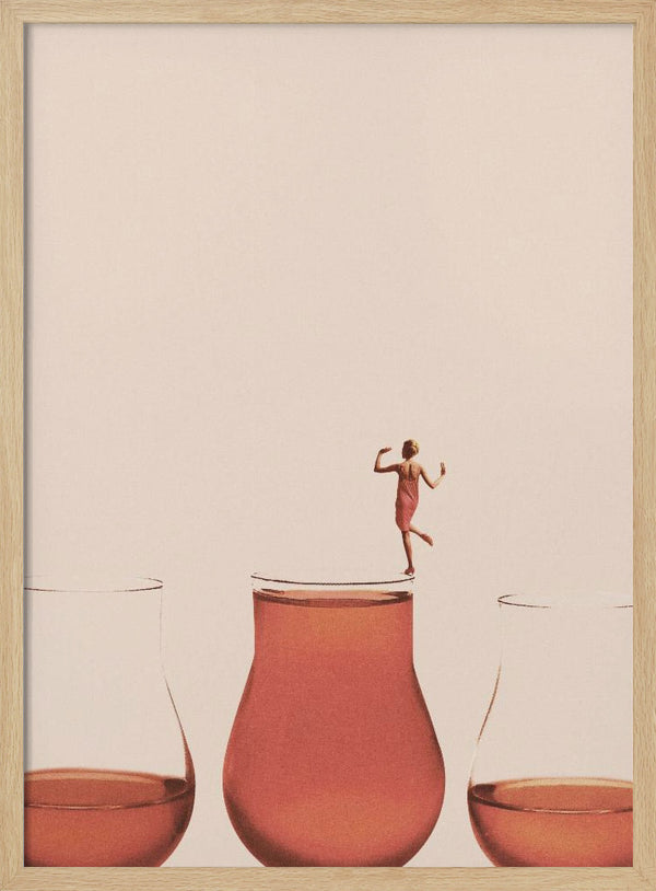 Tablou înramat „I prefer the full one” de Maarten Léon