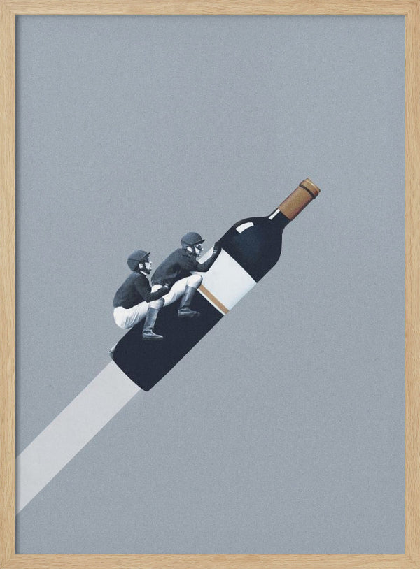 Tablou înramat „We ride until dawn” de Maarten Léon