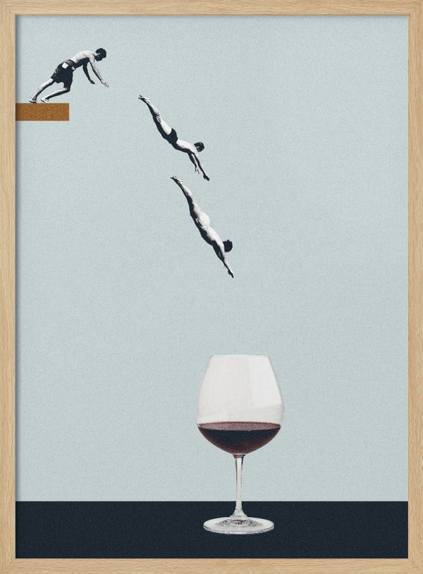 Tablou înramat „Your best friends forget you get old” de Maarten Léon