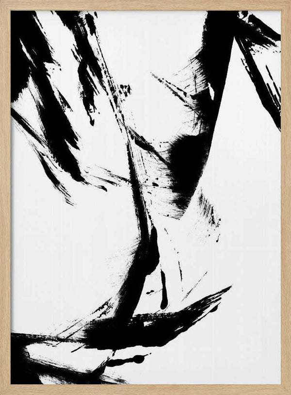 Tablou înramat „Ink Brush Flow” de uplusmestudio