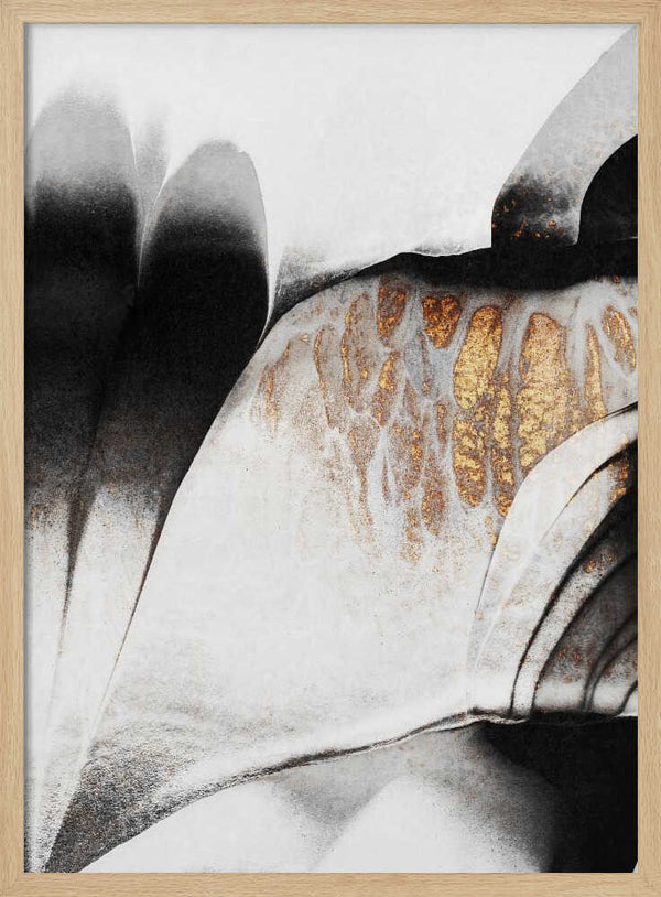 Tablou înramat „Gold Veins” de Elisabeth Fredriksson