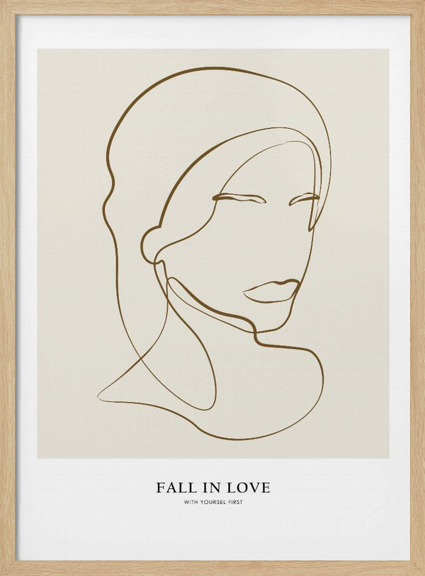 Tablou înramat „Woman portrait” de NKTN