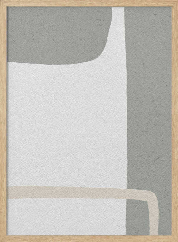 Tablou înramat „Abstract Design With Muted Tones” de uplusmestudio