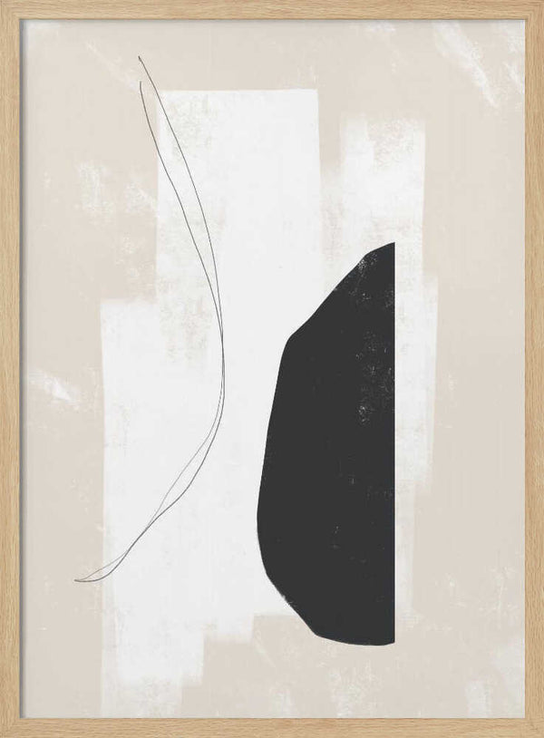 Tablou înramat „Monochrome Harmony” de uplusmestudio