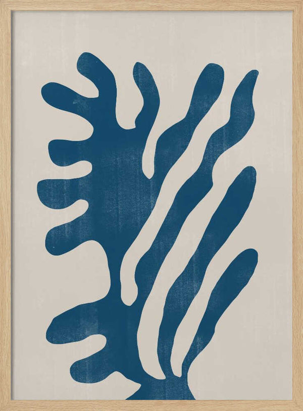 Tablou înramat „Blue Coral Dance” de THE MIUUS STUDIO