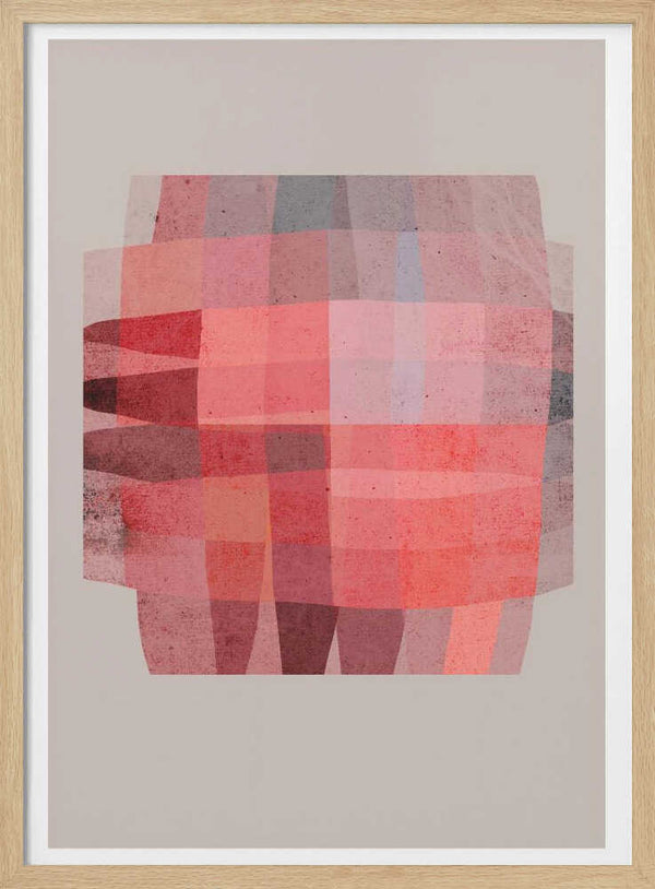 Tablou înramat „Pink Mosaic Dreams” de Treechild