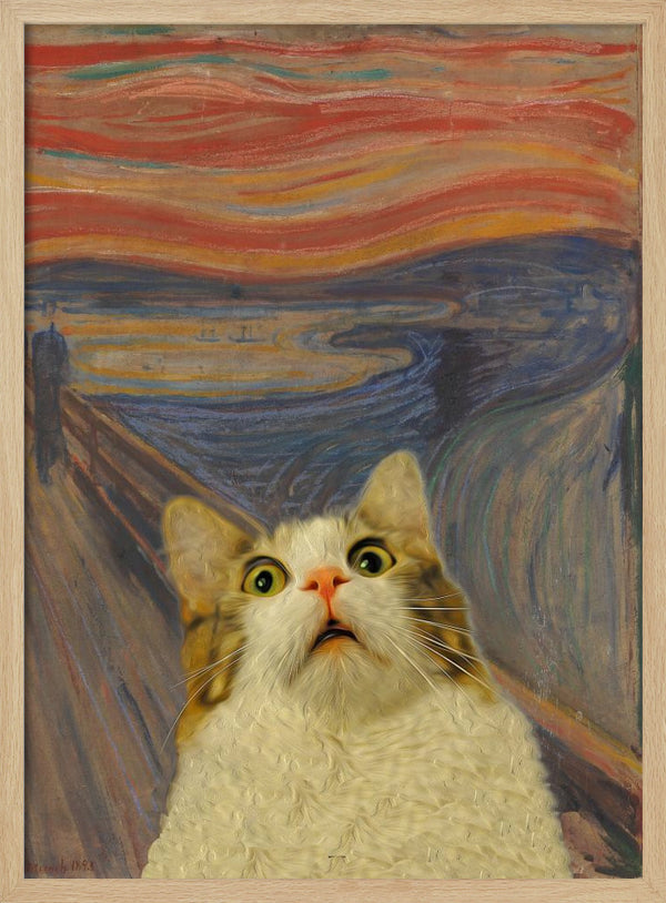 Tablou înramat „The Meow 02” de Artelele