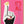 Tablou înramat „It's All Love Hand Pink” de Frances Collett