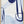 Tablou înramat „Lines of Blue-3” de Sally Ann Moss