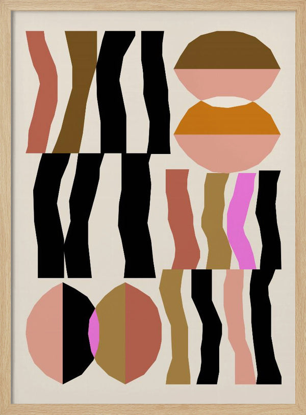 Tablou înramat „Abstract composition 26” de NKTN