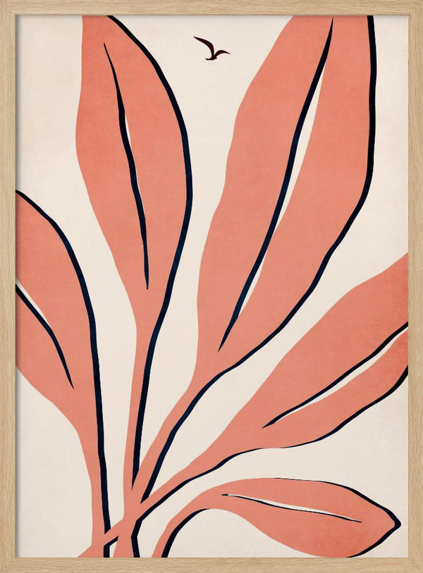 Tablou înramat „Ophelia   Rosé” de Kubistika