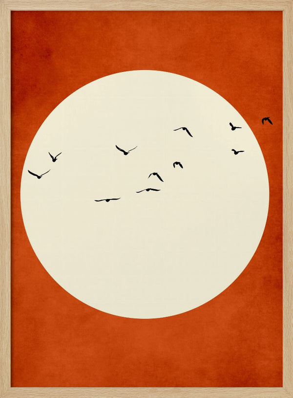 Tablou înramat „Warming Feelings” de Kubistika