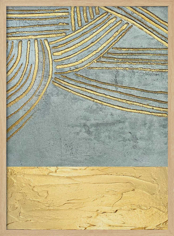 Tablou înramat „Ancient Golden Sun” de Alyson Storms