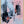 Tablou înramat „Pink and Grey Abstract 3” de Alyson Storms