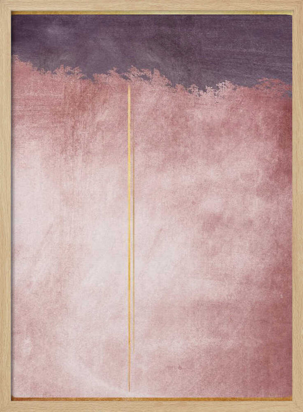 Tablou înramat „Pink and Yellow 2” de Alyson Storms