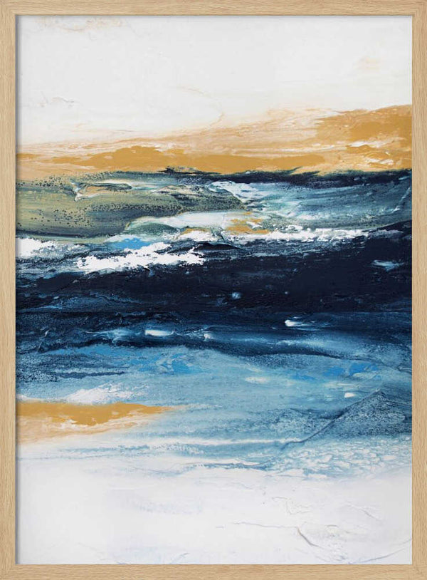 Tablou înramat „Rainbow Stripes 2” de Alyson Storms