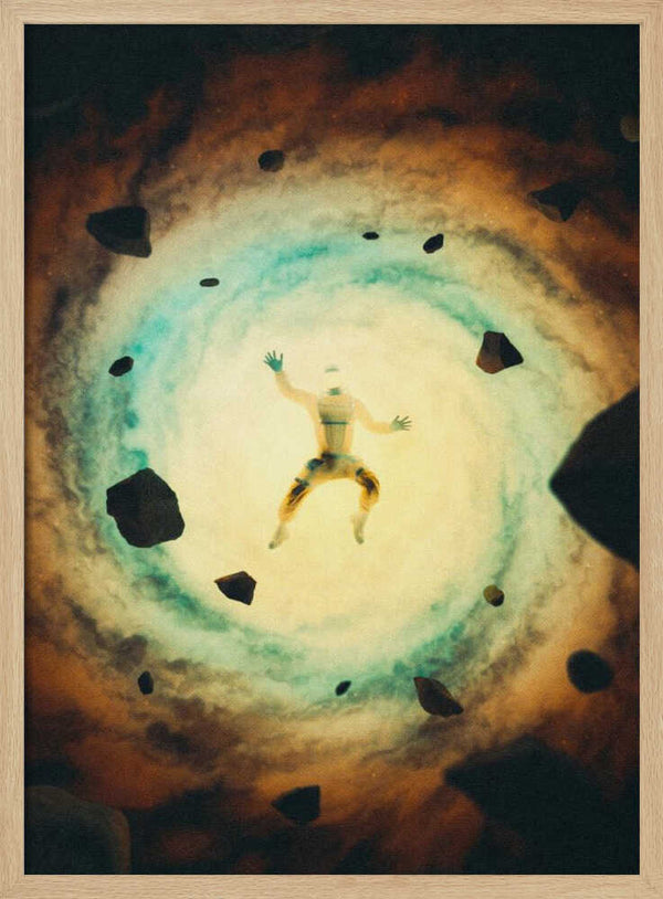 Tablou înramat „Falling Behind” de Taudalpoi