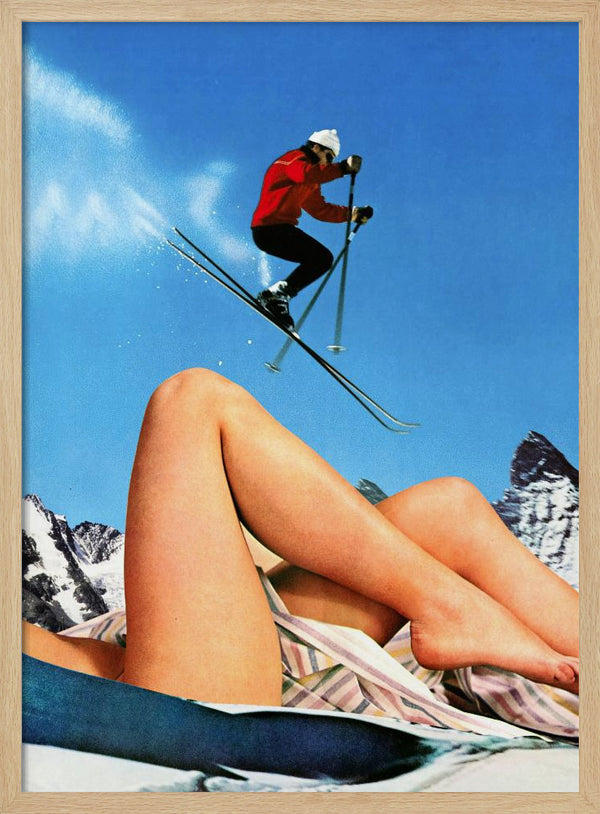 Tablou înramat „The Big Jump” de Taudalpoi