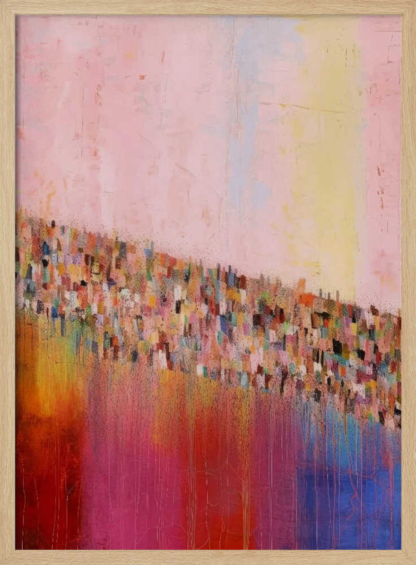 Tablou înramat „Colorful Cascade” de Treechild